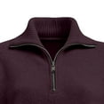 thumbnail image 6 of SELONE Sweaters for Women with Half Zip Knitted Pullover Collared Long Sleeve Quarter zipper Knitwear Spring Soild Tops, 6 of 9