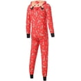 thumbnail image 3 of GRNSHTS Christmas Matching Family Jumpsuits Xmas Reindeer Hooded Onesies Zipper Romper Holiday Costume Sleepwear, 3 of 6