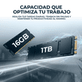 thumbnail image 4 of Laptop AI PC DELL Plus LDB04250 Intel Core Ultra 7 256V 16GB LPDDR5X 1TB SSD Pantalla 14" Touch IPS FHD+ Copilot+ PC NPU 47 TOPS Windows 11 Teclado Ingles, 4 of 6