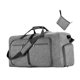 thumbnail image 5 of Bolso de mano plegable para pasar la noche, bolso de mano para viajar, gimnasio, negocios, vacaciones Gris, 5 of 8