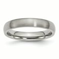 thumbnail image 1 of Titanium 4mm Brushed Band Ring 7.5 Size, 1 of 7