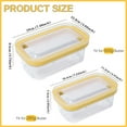 thumbnail image 5 of OHOB-COOL Airtight Butter Slicer Cutter, Stick Butter Storage Case with Lid for Fridge(Airght, Medium 280g), 5 of 6