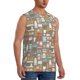 thumbnail image 2 of Fotbe Kitchen Food Men's Camiseta sin Mangas Estampada para Hombres, Playera Casual para Gimnasio, Entrenamiento, Playa-3X-Large, 2 of 7