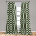 thumbnail image 5 of Ambesonne Southwestern Curtains, Native Old Pattern, Pair of 28"x95", Multicolor, 5 of 5