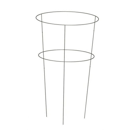 Panacea 30 in. H X 18 in. W Gray Steel Peony Cage