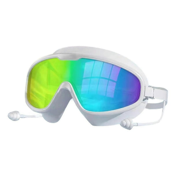 Large Frame Swim Goggles AntiFogs Swim Glasses Adjustable Waterproofs Outdoor Swimming Glasses Water Pool Goggles