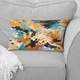thumbnail image 2 of Designart "Artistic Tale In Black And Color II" Animal Print Printed Throw Pillow, 2 of 5