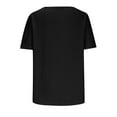 thumbnail image 4 of GERsome Womens Plus Size Summer Tops Square Neck T Shirts Puff Short Sleeve Shirt Eyelet Tunics Summer Casual Loose Blouses XL-5XL, 4 of 7