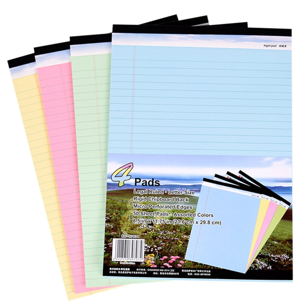 Note Pads, Small Legal Pads College Ruled Legal Notepads Lined Pads Writing Pads