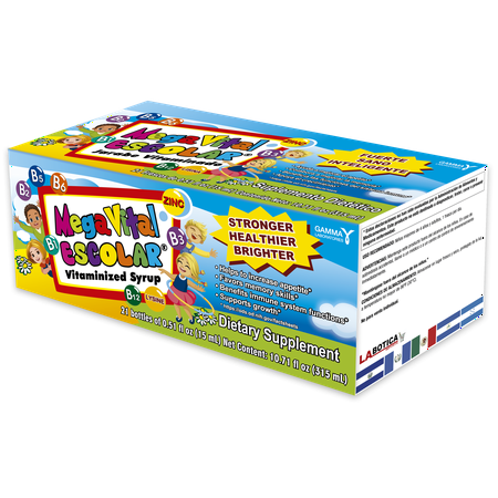MEGAVITAL ESCOLAR NINOS 21 VIALS