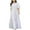 #15-White, variant on UsYezik Women Dresses Button Down V Neck Short Sleeve Trendy Sundress Flowy Tiered Beach Casual Dress Holiday Fashion Maxi Long Dresses Hot Pink 5XL