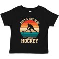 thumbnail image 3 of Inktastic Just a Boy Who Loves Hockey Boys Toddler T-Shirt, 3 of 5