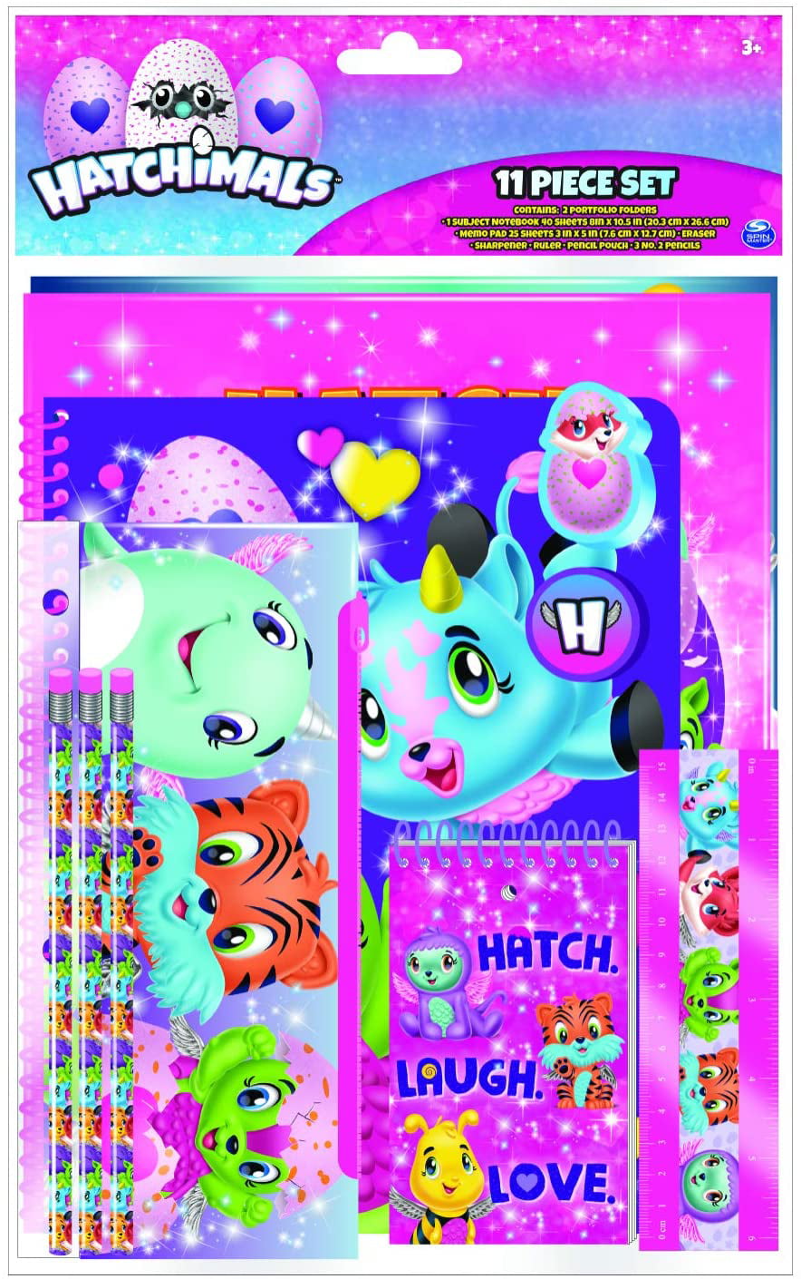 My Little Pony School Supplies Stationary 11-pc Value Pack Notebook Pens Folder+ 