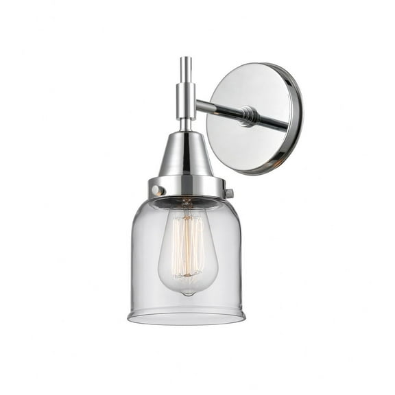 447-1W-PC-G52-Innovations Lighting-Caden - 1 Light Wall Sconce-11 Inches Tall and 5 Inches Wide-Polished Chrome Finish-Clear Glass Color