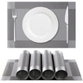 thumbnail image 1 of Manteles Individuales, Juego de 6 Manteles Lavables de PVC Antideslizantes Resistentes al Calor para Cena, Cocina, Sala de Estar, jardín o Comedor, Restaurante Sincero Electrónica, 1 of 5