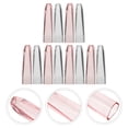 thumbnail image 2 of MOVTOTOP 12pcs Transparent Pencil Caps Plastic Protective Lids for Students Stationery, 2 of 7