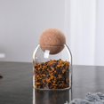 thumbnail image 1 of Borosilicato de Corcho , Tarro de Seldo de Almacenamiento, Tarro en Grano, Recipiente Reutiliza , 500ml perfecl tarro de almacenamiento, 1 of 7