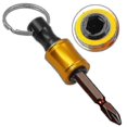 thumbnail image 3 of 6 Pieces Hex Shank Screwdriver Bit Holder 1/4 Inch Adapter Quick Change Bit Holder Socket Bit Extension Bar Screwdriver With Key Ring, 3 of 5