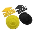 thumbnail image 4 of KAKOWELY diy graduation cap 30pcs Graduation Season Hanging Swirl Decorations Graduation Cap Hanging Decor For Classroom Ceiling Easy Remove Paper And Plastic For Graduation Party Decorations, 4 of 4