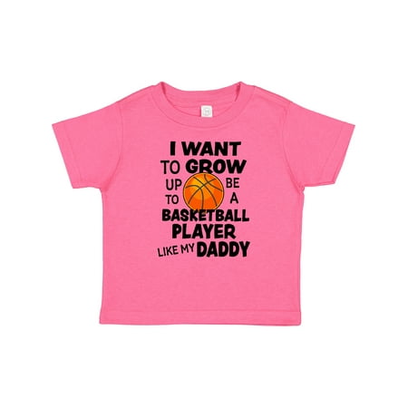 

Inktastic I Want To Grow up To Be A Basketball Player Like My Daddy Boys or Girls Baby T-Shirt