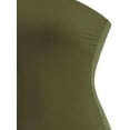 thumbnail image 5 of MixMatchy Women's Basic Solid Stretchy Cotton Long Bandeau Tube Top, 5 of 5