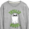 thumbnail image 3 of Instant Message - Fall - Totally Ghoul; Cool Ghost - Toddler & Youth Long Sleeve Graphic T-Shirt, 3 of 6