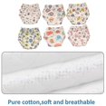thumbnail image 3 of Paquete de 6 calzoncillos de entrenamiento para ir al baño unisex de algodón reutilizables, transpirables, para niños y niñas pequeños, impermeables, 3 of 4