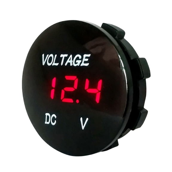1pc Waterproof DC 5-48V Digital Panel Voltmeter Voltage LED display voltage Meter Tester LED Display Replacement for Car Motorcycle Boat