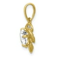 thumbnail image 2 of 10k Yellow Gold Tiara Collection Polished CZ Pendant, 2 of 4