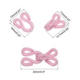 thumbnail image 2 of Ganchos y ojales Uxcell, paquete de 14 ganchos y ojales cubiertos de poliéster para ropa (rosa, longitud de 23 mm), 2 of 7