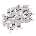 thumbnail image 1 of 25pcs Clip de Suspensión Del Chupete para El Sostenedor Del Juguete Del Clip Del Babero Del Sostenedor Del Chupete - Plata, Lazo Sunnimix Clips de la liga del pacificador, 1 of 8