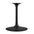 thumbnail image 4 of Modway Lippa 54" Round Artificial Marble and Metal Dining Table in Black/White, 4 of 7