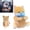 Style D, variant on 2-in-1 Plush Car Trash Can and Tissue Box, Cartoon Animal Design