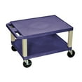 thumbnail image 4 of Luxor WT16TNE-B - Tan 16\" A/V Cart - 2 Shelf, Electric - Black Leg, 4 of 7