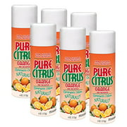 Pure Citrus Spray 4 Oz. Air Freshener, Orange (Pack of 6)
