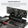 thumbnail image 4 of PCIe X16 To X8+X4+X4 Split Expansion Adapter Card PCIE4.0 M.2 NVMEx2 Input Ports Support 2280/2260/2242/2230 SSD 10pcs, 4 of 6