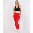 thumbnail image 5 of 4-Pack: Women's Full Length Fitted Athletic Yoga Performance Leggings with Pockets (Available in Plus Size), 5 of 6