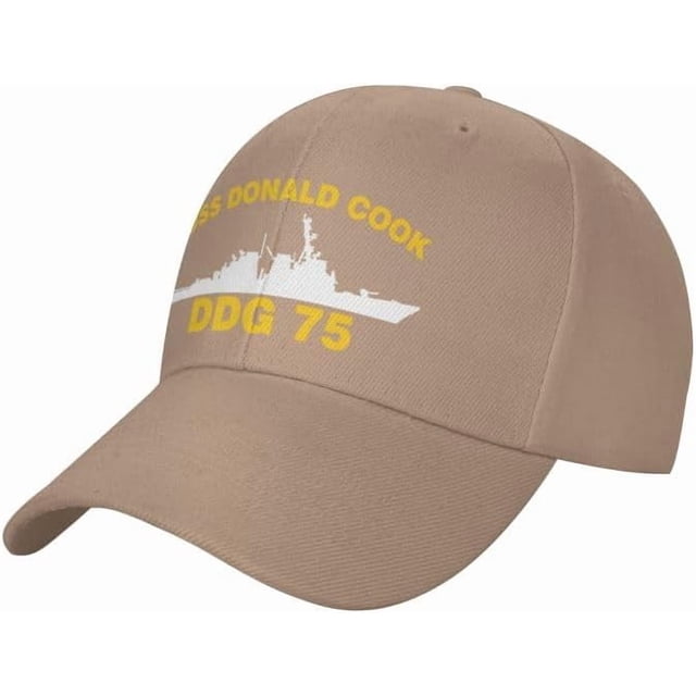 USS Donald Cook DDG 75 Flag-Baseball Caps-Denim Hats Cowboy Knit hat Fisherman's hat