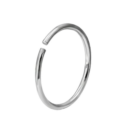 nose seamless ring jewelry 20g 10mm piercing hoop surgical inch steel