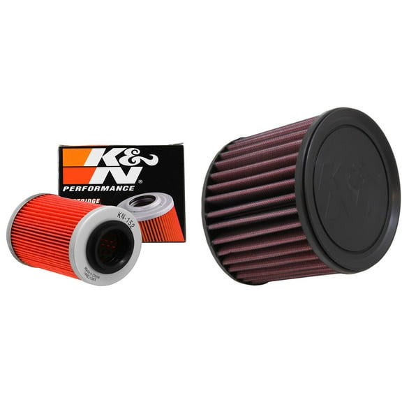 K&N Air and Oil Filter Black Kit for ATV/UTV CAN-AM Outlander L Max 450 DPS 2015
