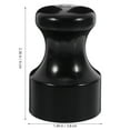 thumbnail image 2 of OUNONA 3Ud Sellos Negros Redondos Con Mango Ergonómico Para Aplicaciones Formales E Informales De Manualidades, 2 of 7