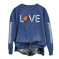 thumbnail image 1 of WEAIXIMIUNG Mama Chandails pour Femmes Brodés Femmes Col Rond Décontracté Chandails Légers Manches Longues Imprimé Graphique Poulet Chandail Chandails Haut Blouse, 1 of 4