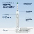 OralB 5000 SmartSeries Rechargeable Electric Toothbrush, Bluetooth Connectivity, With 5