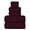 Burgundy, variant on BELIZZI HOME Ultra Soft 3 Pack Cotton Towel Set, Contains a Bath Towel 28x55 inch, a Hand Towel 16x24 inch & a Wash Coth 12x12 inch, Ideal Everyday use, Compact & Lightweight - Charcoal Grey