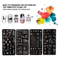 thumbnail image 3 of Nail Stamping Plate Stencils Pattern DIY Nail Art Template for Manicure, 3 of 8