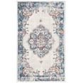 thumbnail image 2 of SAFAVIEH Bristol Doncho Oriental Polyester Area Rug, Light Gray/Blue, 3' x 5', 2 of 10