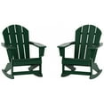 thumbnail image 5 of Polytrends  Laguna Hdpe All Weather Outdoor Patio Rocking Chair (Set of 2) Dark Green, 5 of 5