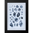 thumbnail image 2 of Sowerby, G.B. 11x14 Black Modern Framed Museum Art Print Titled - Shells: Sessile Cirripedes #2 (Blue), 2 of 5