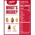 thumbnail image 2 of Fisher Oven Roasted Never IEF31 Fried Mixed Nuts 24 Ounces (Pack of 1), Almonds, Cashews, Pistachios, Pecans, Trail Mix, Healthy Snacks for Adults, Made With Sea Salt, No Added Oils, 2 of 3