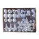 thumbnail image 1 of Juego de 47 adornos para árbol de Navidad, accesorios decorativos para árbol de Navidad Plateado, 1 of 9